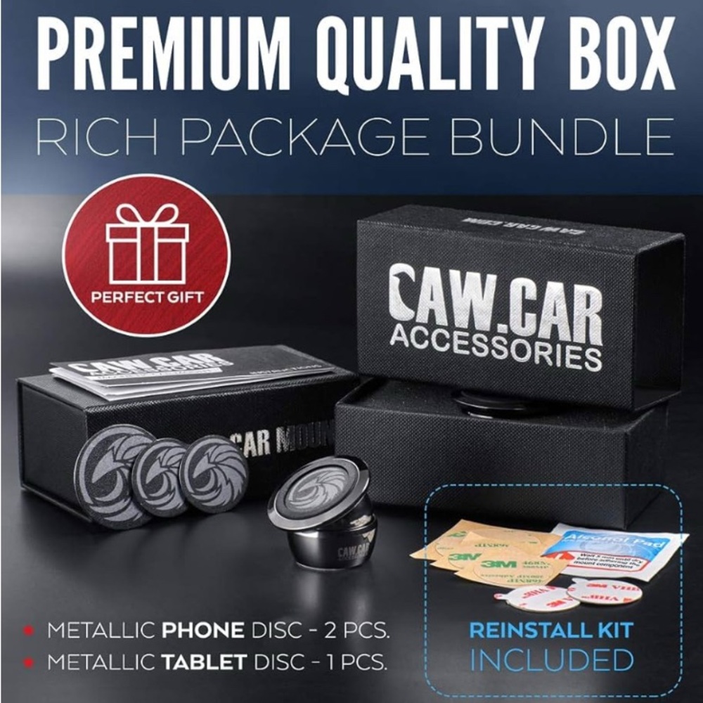 Caw Car Universal Car Phone Mount Magnetic